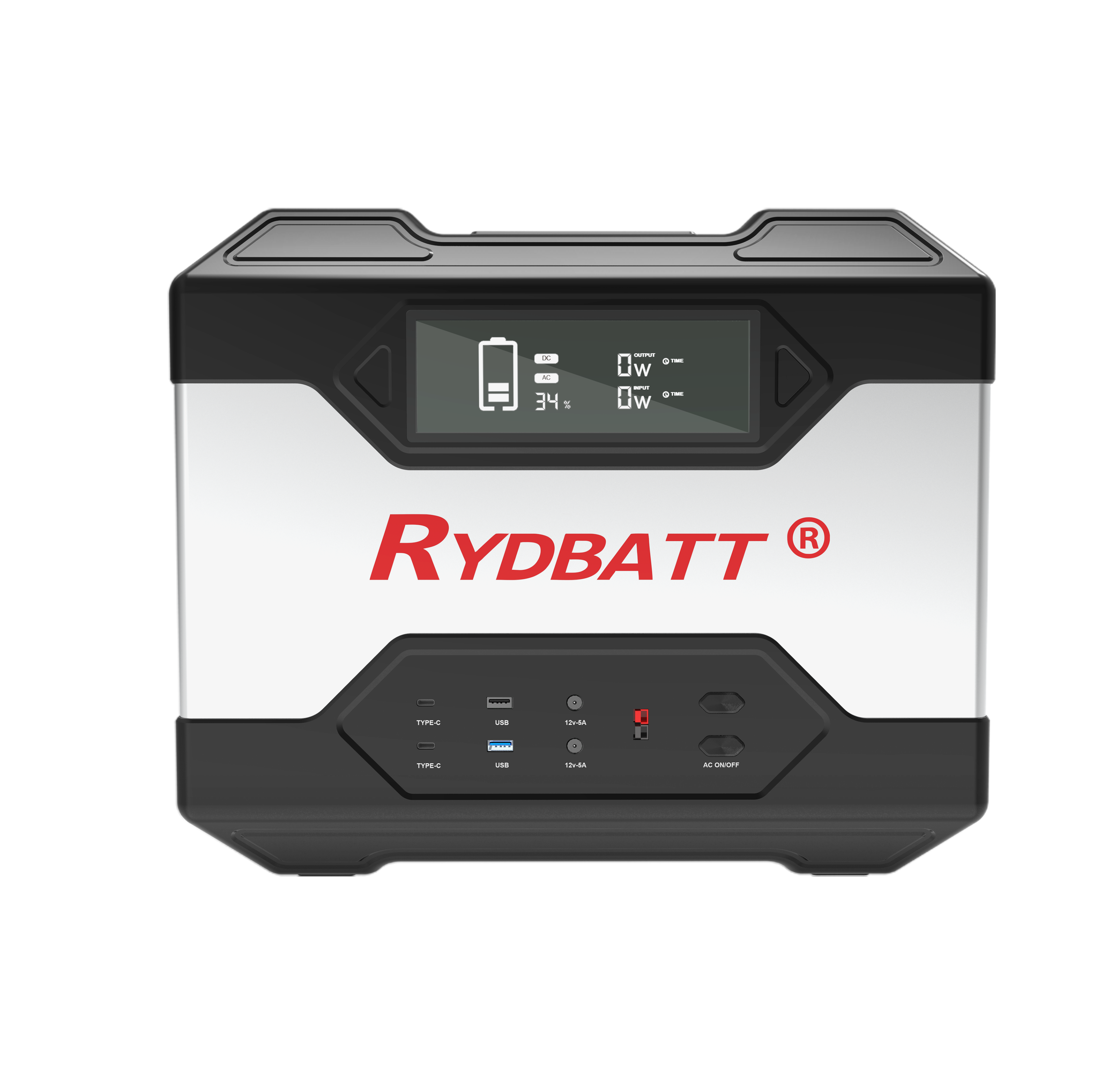Ryder便攜式發電站2400W， 2400Wh備用電池LiFePO4快速充電1.5小時100%